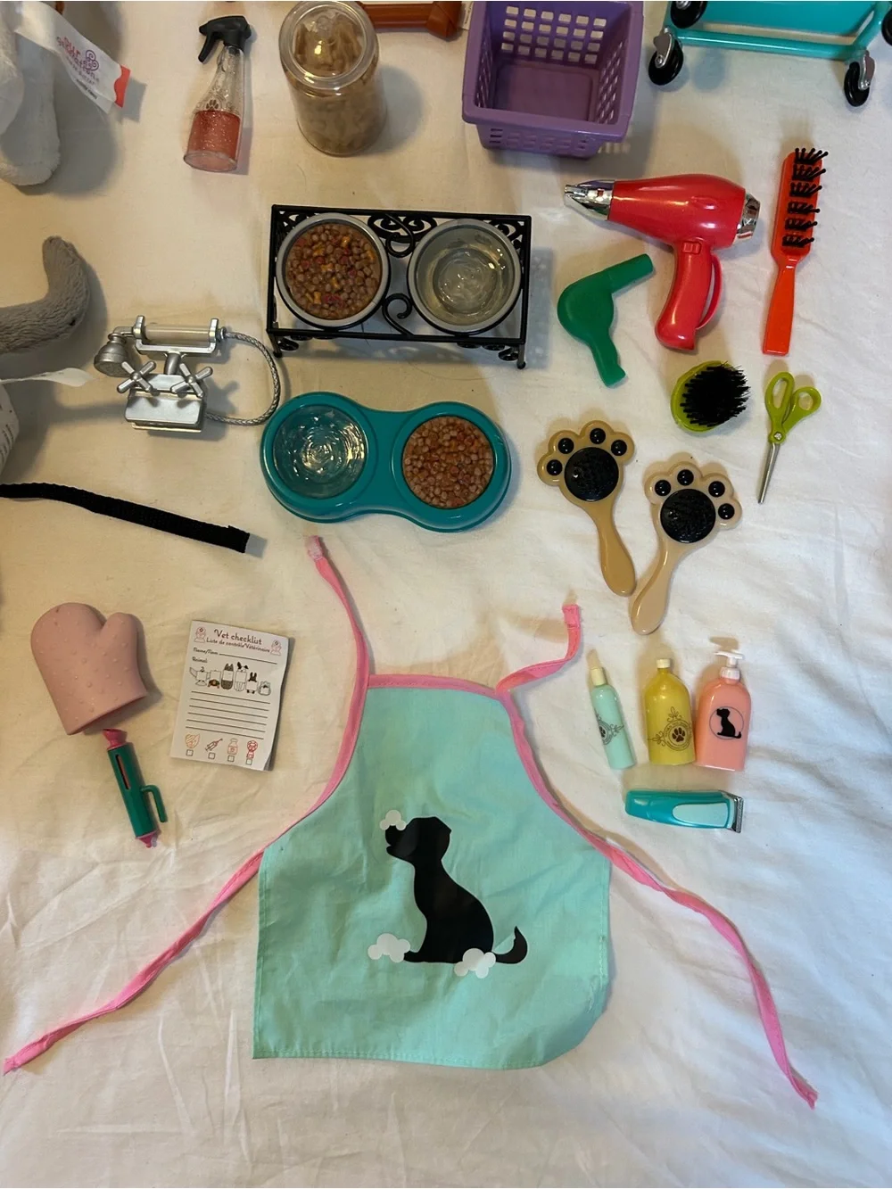American Girl Doll Pet Grooming Playset